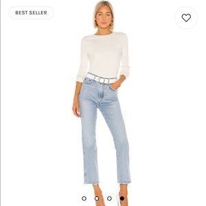 AGOLDE Pinch Waist High Rise Kick in Riptide 29